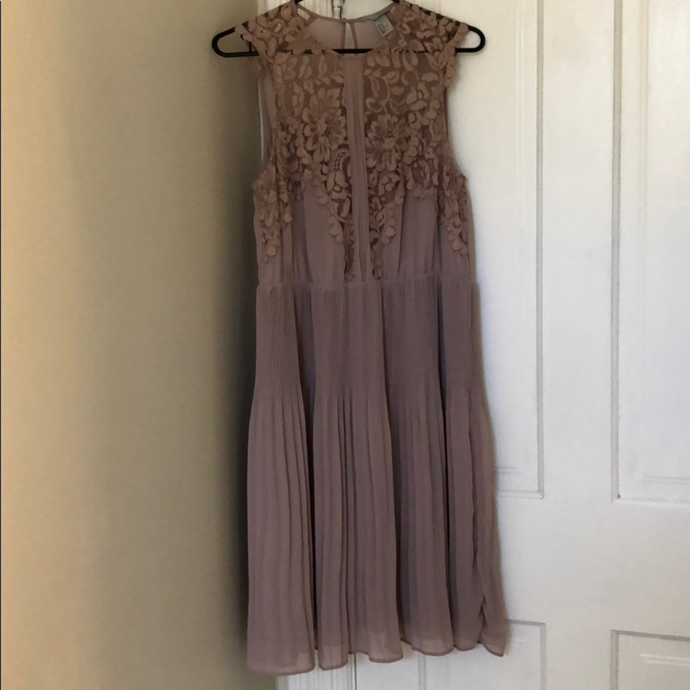 H&M Mauve Midi Dress